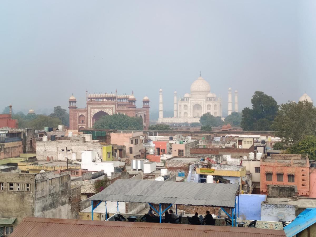 Hotel India Inn Walking Distance From Taj Mahal-- Rooftop Taj Mahal View Агра Экстерьер фото